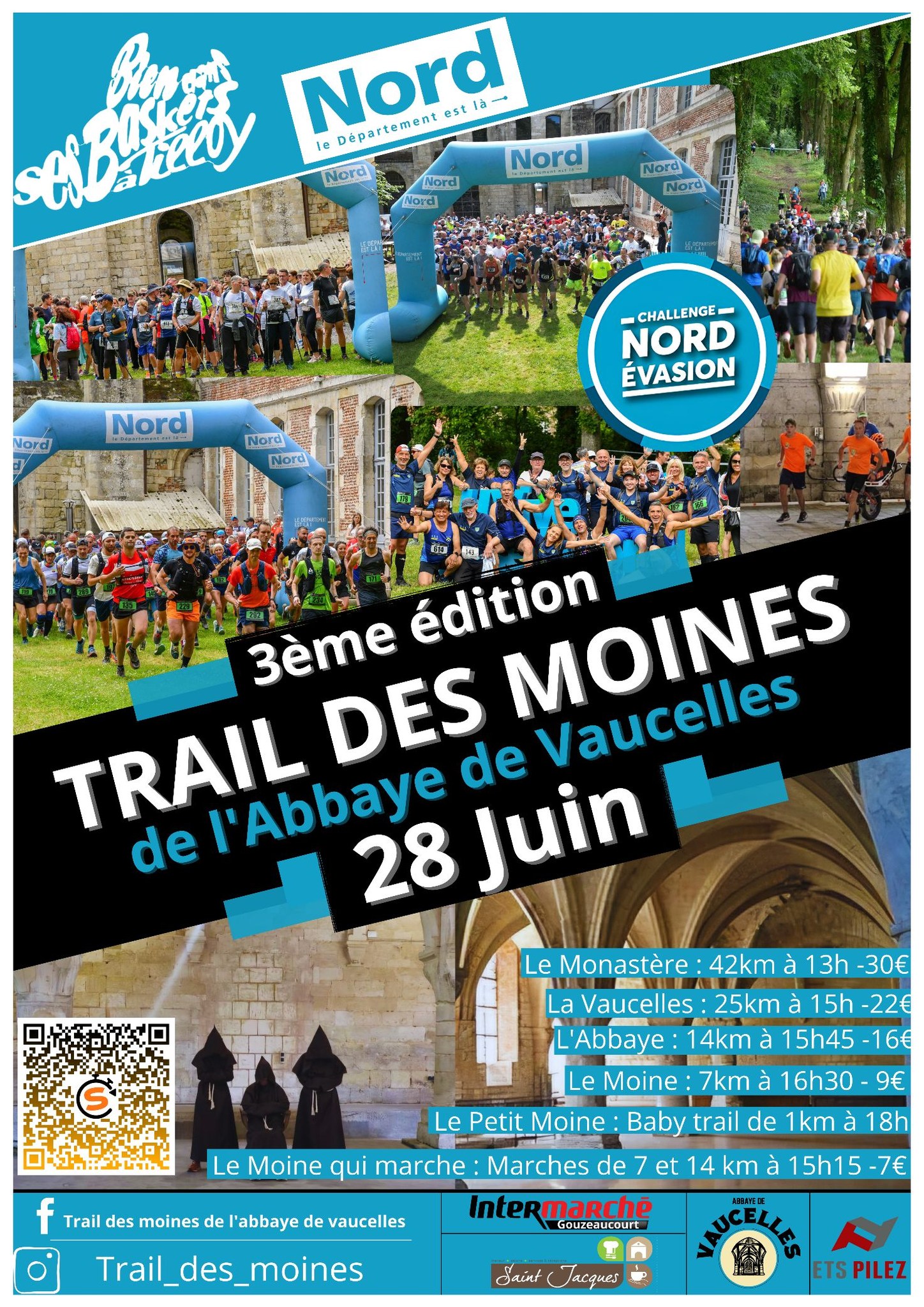 trail des moines abbaye de vaucelles