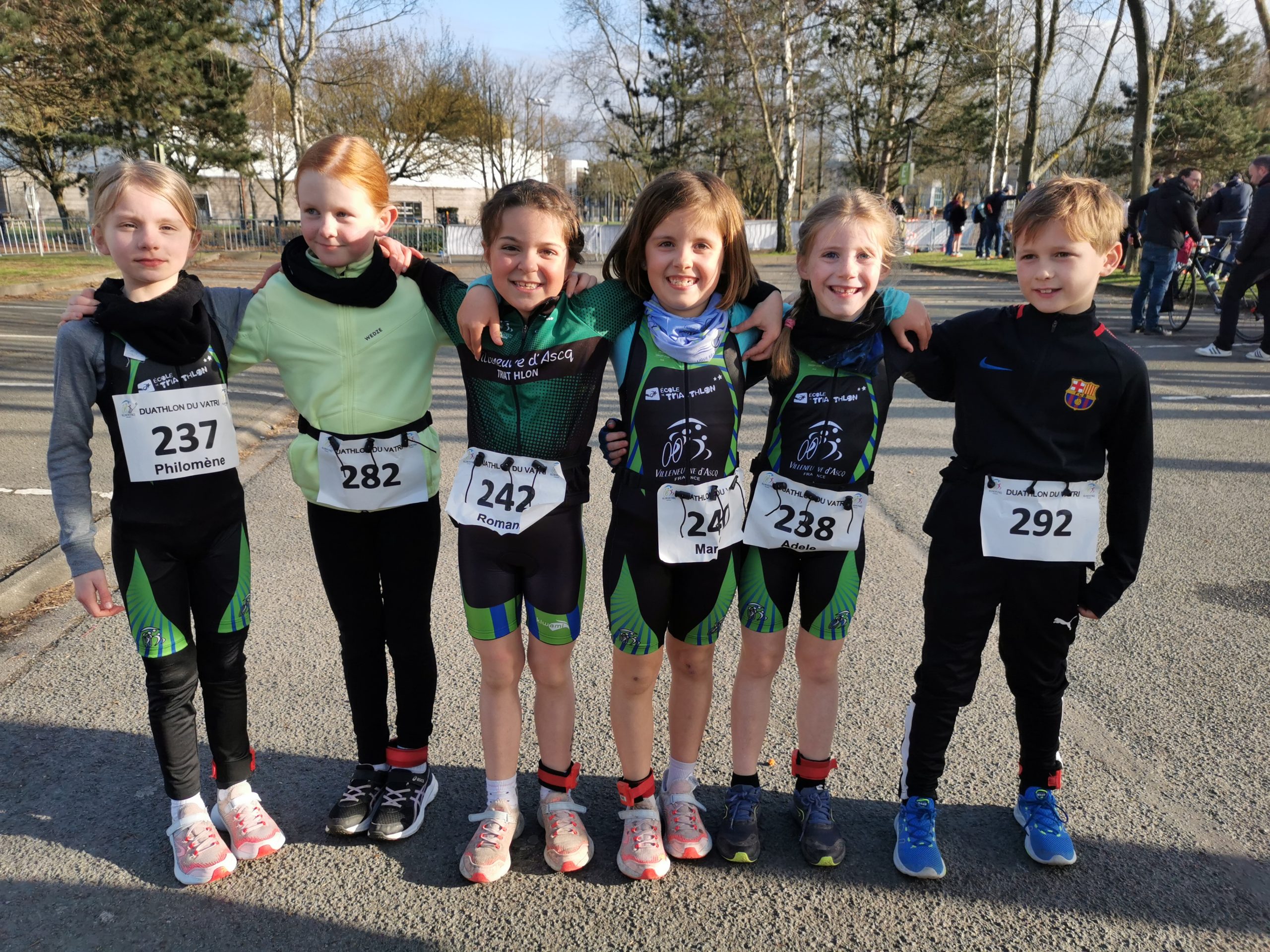 Belle performance des athlètes du Villeneuve-d'Ascq Triathlon ce week-end.
