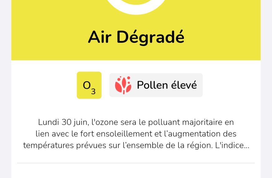 Appli Air To Go : choisissez l’air que vous respirez